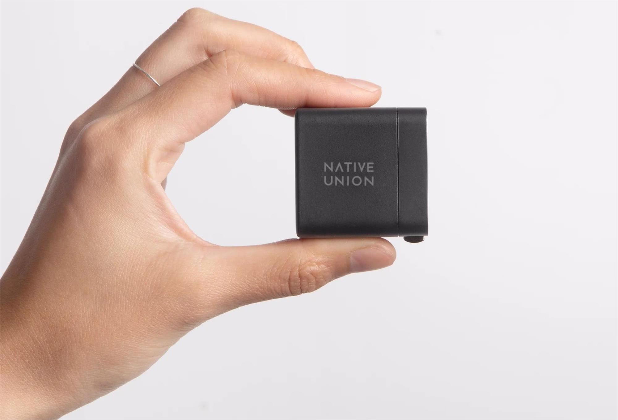 Мережевий зарядний пристрій Native Union Fast GaN Charger PD 35W Dual USB-C Port White - 3